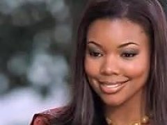 BravoTube Smoking Hot Ebony Babe Gabrielle Union Shows Her Hot Cleavage